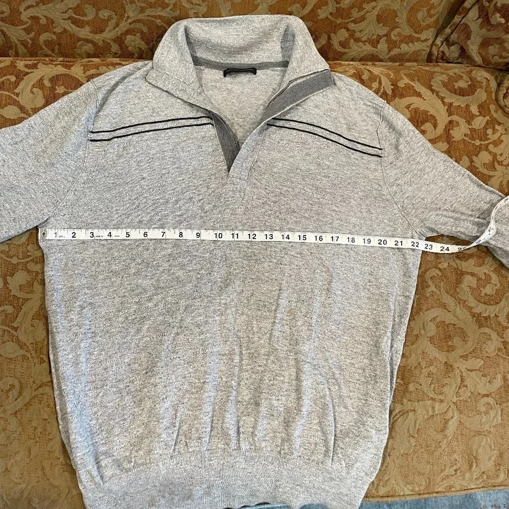 Banana Republic Zip Up Cotton Sweater